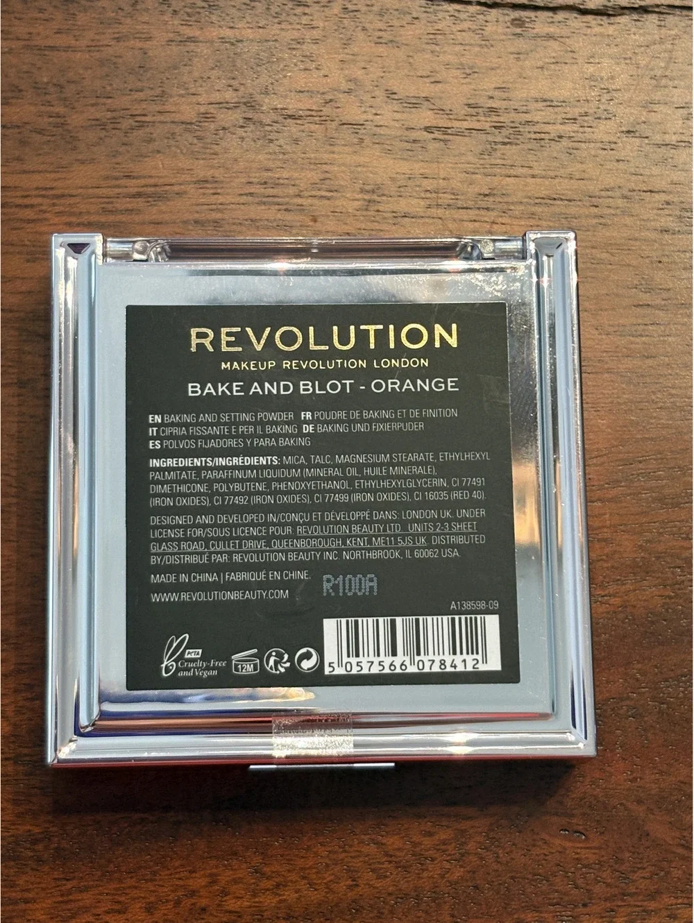 Revolution Bake and Blot Orange. NEW!